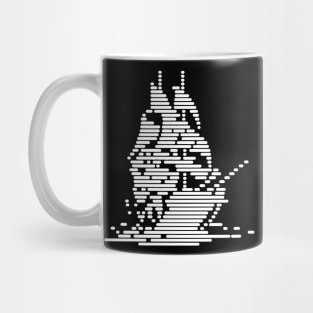 Sailing Ship Glitch Mug